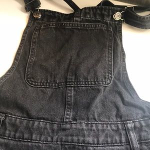 Madewell black overalls